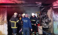 Şanlıurfa Haliliye’de İş Yerinde Yangın Paniği