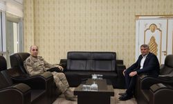 İl Jandarma Komutanı Aldemir’den Akçakale Belediyesine Ziyaret