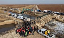 Harran’da sulama kanalına düşen otomobilin sürücüsünü arama çalışmaları 13. günde