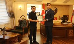 Şanlıurfa Emniyetinden Komiser Gökhan Uça’ya Teşekkür Plaketi!