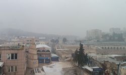 Şanlıurfa’da Beklenen Yoğun Kar Yağışı Başladı