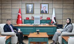 Kaymakam Adayı Nihal Özer’den İl Milli Eğitim Müdürü Sultanoğlu’na Ziyaret