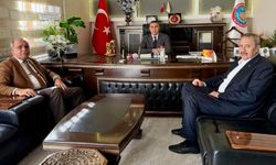 Şanlıurfa Ticaret Borsası Başkanı Kaya, Kuyumcular Odası Başkanı Çiçek’i Ziyaret Etti