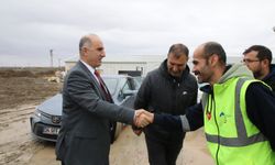 Şanlıurfa’da Birecik Atık Su Arıtma Tesisi İnşaatı Yerinde İncelendi