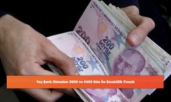 Yaş Şartı Olmadan 3600 ve 4400 Gün İle Emeklilik Fırsatı
