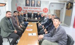 AK Parti Eyyübiye İlçe Başkanı Elgün’den MHP Ziyareti!