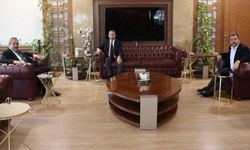 Esnaf Odası Başkanlarından Ticaret Borsası Başkanı Mehmet Kaya’ya Ziyaret