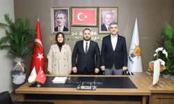 Harun Çelik ve İl Başkanı Günbegi Zehra Ay’ı Ziyaret Etti