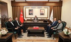 HÜDA PAR Yönetimi Şanlıurfa Haliliye Kaymakamı Şahin’i Ziyaret Etti!