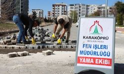 Şanlıurfa Karaköprü’de Yollarda Bakım Ve Onarım Çalışması