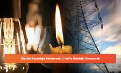 Mardin Karanlığa Bürünecek: 1 Hafta Elektrik Olmayacak