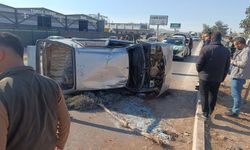 Şanlıurfa-Akçakale Kara Yolunda Korkutan Kaza