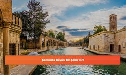 Şanlıurfa Büyük Bir Şehir mi?