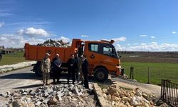 Hilvan Kaymakamı Karakaş’tan Yol Çalışması İncelemesi