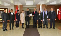 Şanlıurfa Gaziler Derneği’nden Emniyet Müdürü Aksoy’a Ziyaret