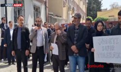 Birecik’te bulunan sendika temsilcileri okul sadırlarına tepki gösterdi