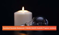 Karaköprü İlçesinde Başlayacak 4 Günlük Elektrik Kesintisi Programı Açıklandı