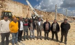 Şanlıurfa Akabe Sanayi Sitesi’nde karkas dikim çalışmaları