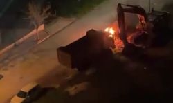 Şanlıurfa’da park halindeki otomobil yandı