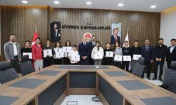 BİLSEM Öğrencilerinden Kaymakam Salih Sak’a Ziyaret