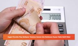 Asgari Ücrette Flaş Gelişme: Temmuz Zammı İçin Beklenen Kıyası Tablo Belli Oldu!