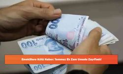 Emeklilere Kötü Haber: Temmuz Ek Zam Umudu Zayıfladı!