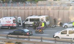 Haliliye’de Öğrenci Servisine Çarpan Motosiklet Sürücüsü Yaralandı