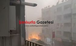 Birecik’te Fırtına sonra trafo bomba gibi patladı