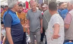 Şanlıurfa Ceylanpınar’da Pazarda Zabıta İle Esnaf Arasında Gerginlik