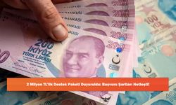 2 Milyon TL’lik Destek Paketi Duyuruldu: Başvuru Şartları Netleşti!