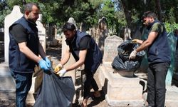 Şanlıurfa Büyükşehir’den Mezarlıklarda Bayram Mesaisi