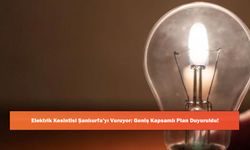 Elektrik Kesintisi Şanlıurfa’yı Vuruyor: Geniş Kapsamlı Plan Duyuruldu!