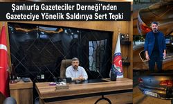 Şanlıurfa Gazeteciler Derneği'nden Gazeteciye Yönelik Saldırıya Sert Tepki