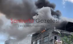 Şanlıurfa’da Çatı Katında Çıkan Yangın Korkuttu
