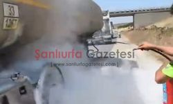 Şanlıurfa’da Fuel-Oil Yüklü Tankerde Yangın Paniği: Jandarma Felaketi Önledi