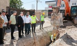 ŞUSKİ Genel Müdürü İzol’dan Hilvan’daki Altyapı Çalışmalarına İnceleme