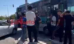 Şanlıurfa’da Otomobil ile Halk Otobüsü Çarpıştı!