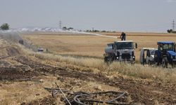 Şanlıurfa'da Tarım Arazisinde Yangın Paniği