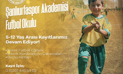 Şanlıurfaspor Akademisi Futbol Okulu Kayıtları Devam Ediyor!