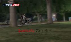 Şanlıurfa’da Parkta Motosiklet Tehlikesi Vatandaşları Bezdirdi