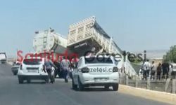 Şanlıurfa Akçakale yolunda feci kaza: Akaryakıt tankeri ile kamyon çarpıştı!