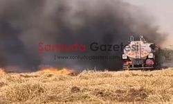 Şanlıurfa’da Yangına Müdahale Eden İtfaiye Aracı Kül Oldu