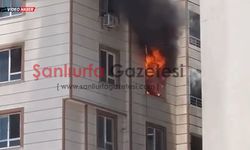 Şanlıurfa’da Binada Yangın: Ekipler Seferber Oldu
