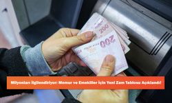 Milyonları İlgilendiriyor: Memur ve Emekliler İçin Yeni Zam Tablosu Açıklandı!