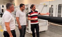ŞUSKİ'nin temin ettiği HDPE borular incelendi