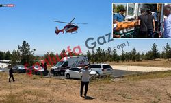 Şanlıurfa'ya ambulans helikopterle kritik hasta sevki