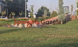 Şanlıurfa’da çocukların tehlikeli serinleme oyunu!