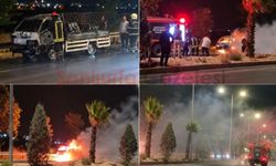 Şanlıurfa'da Kamyonet Alevlere Teslim Oldu!