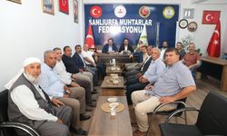 Şanlıurfa'da Başkan Mehmet Canpolat Muhtarlarla Bir Araya Geldi
