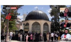 Eyyüp Peygamber Sabır Makamı ziyaretçilerin akınına uğruyor